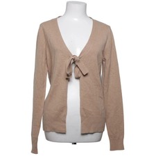 Allude, Strickjacke, Damen, Größe: M, Beige, Wolle, Einfarbig, Feinstrick #cy6