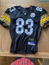 Barry Pearson #83 Pittsburgh Steelers NFL GAME Cut JERSEY Reebok 52 1973