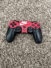 PS4 Black Controller With Nike Stickers 