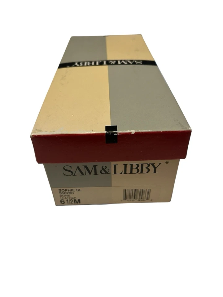 SAPATOS DE BALÉ SAM & LIBBY VELUDO PRETO SOLA DE COURO 6 1/2 M COM CAIXA - Imagem 3 de 4