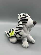 Hush Puppies Zebra Stripe Basset Hound 6" Floppy Bean Bag Plush Limited Edition
