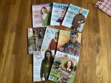 (8) 2006-2019 Knitting Magazines Noro Debbie Bliss Interweave Creative Knitting
