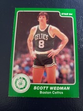 Scott Wedman Boston Celtics 1983 - 1984 Star Company Rookie WOW