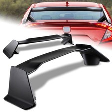 Abs Rear Trunk Lip Wing Spoiler For 2016-2021 Honda Civic 4-door Sedan Black Abs Rear Trunk Lip Wing Spoiler For 2016-2021 Honda Civic 4-door Sedan Black