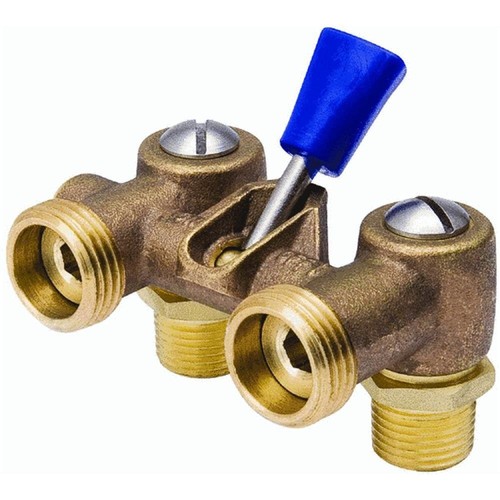 102-207 Washing Machine Shut Off Valve, 1/2" IPS Inlet X 3/4" MH Outlet