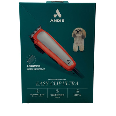 Andis Easy Clip Ultra Clipper 10 Piece All-in-One Complete Dog Grooming Kit *NEW