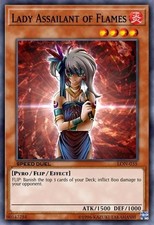 Lady Assailant of Flames SS05-ENB15 Yu-Gi-Oh! SPEED DUEL Card