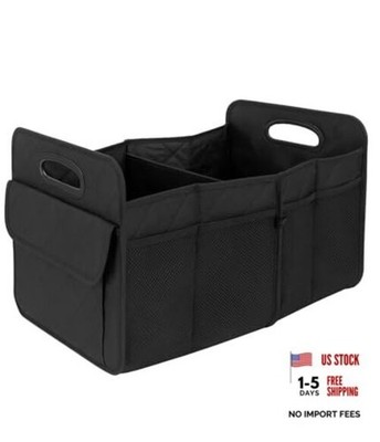 D & K Exclusives Foldable Car Trunk Organizer for SUV & Cars, Heavy-Duty