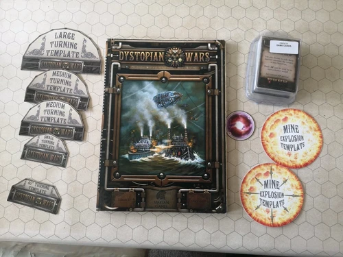 Dystopian Wars 1.1e Rules And Templates Bundle - Picture 1 of 5