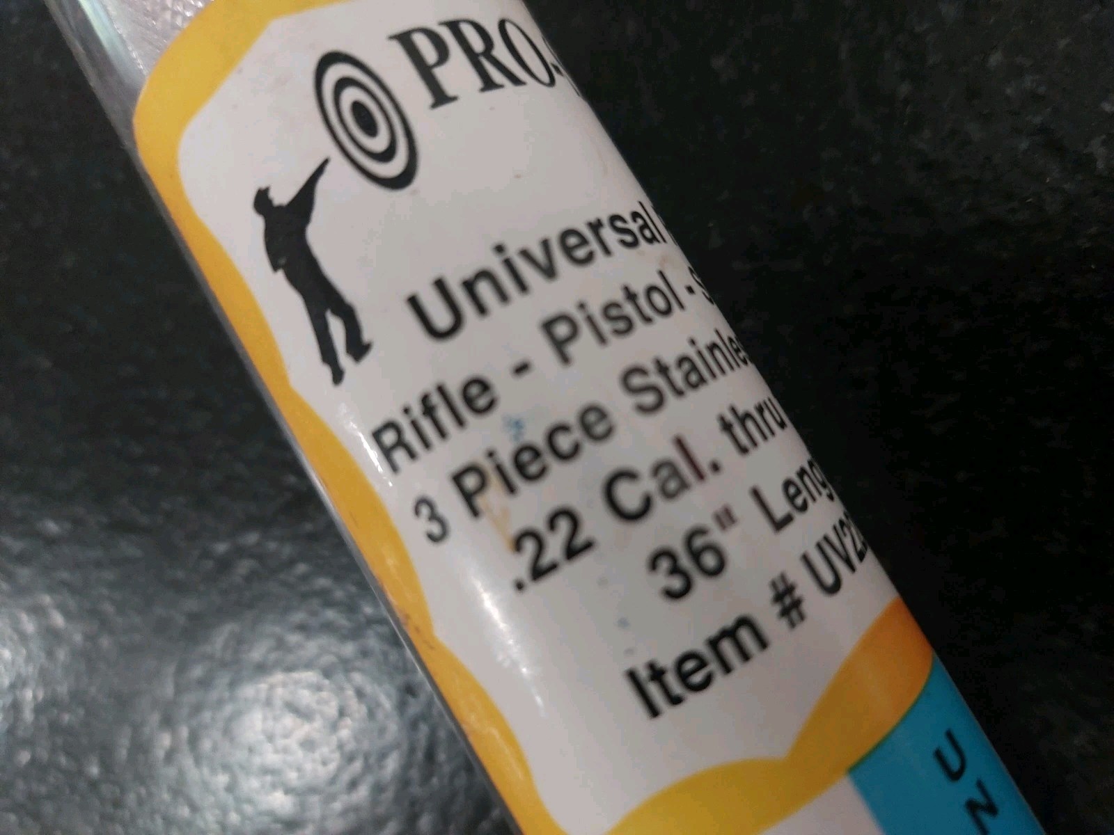 Pro-Shot Cleaning Kit Universal for .22 Cal To 10 Gauge 36" Rod 3 Piece Tube