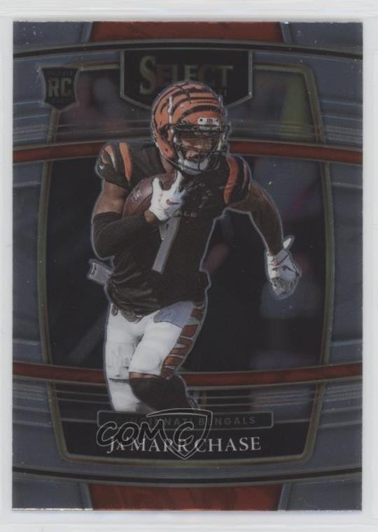 2021 Panini Select Concourse Ja'Marr Chase Kellen Mond #47 Rookie RC
