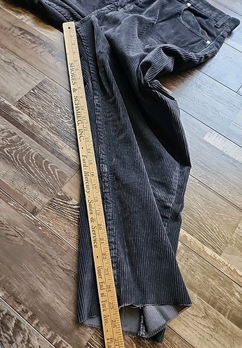 90s Arizona Men’s Baggy Hipster Grunge Loose Fit Corduroy Pants 34x25 Cropped  - Bild 14 von 14
