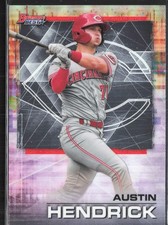 2021 Bowman's Best Austin Hendrick #98 Cincinnati Reds Rookie Prospect