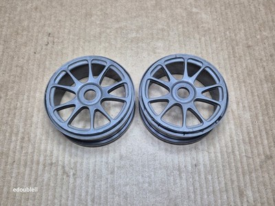 Kyosho Inferno MP7.5 Sport 17 mm Sechskant Räder/Felgen Paar 2 Stück grau Maßstab 1/8 Buggy