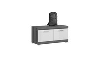 Xonox.Home Sitzbank Scout Rauchsilber Nachbildung 90X44X40 Cm
