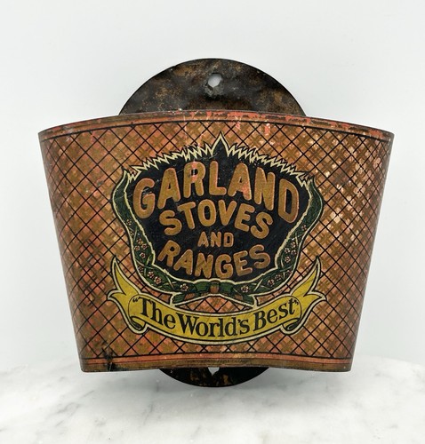 Vintage Garland Stoves and Ranges Broom Holder Great Color Rare Piece!!