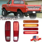6PCS Full LED Tail Light & Side Marker Lamps For Ford F150 F250 E150 Truck 73-79