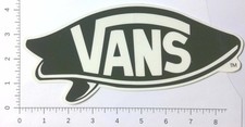 Vans Off The Wall Skateboard Surfboard Logo Black White Classic Sticker Decal