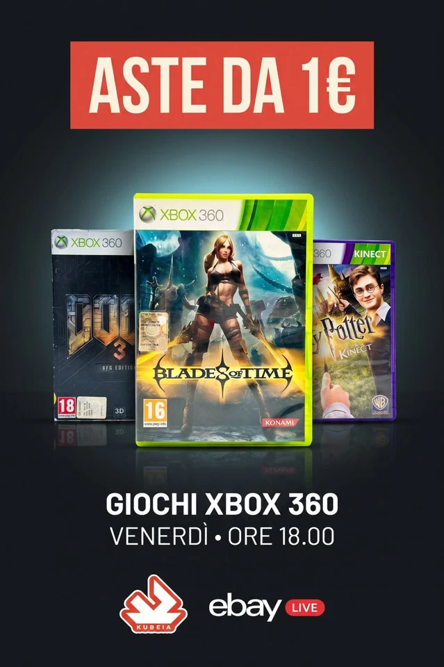Aste da 1€ XBOX 360 RETROGAMES | Originali & Testati