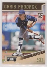 2019 Panini Chronicles Playoff Holo Gold 8/10 Chris Paddack #7 ow1