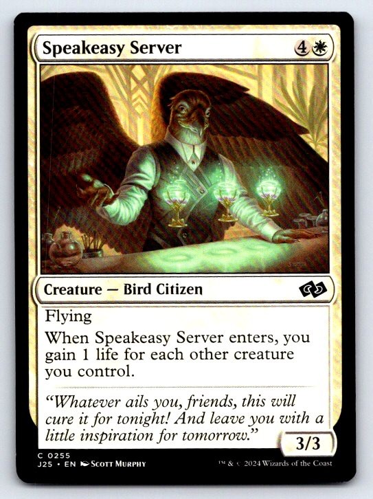 Speakeasy Server 255 Common Foundations Jumpstart Magic: The Gathering
