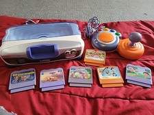VTech VSmile TV Learning System Console w/ Controller Games Tested No Power Cord