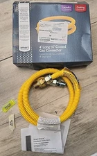 Smart Choice ProCoat Gas Dryer Range Connector 5304490733 4' Long 5/8"