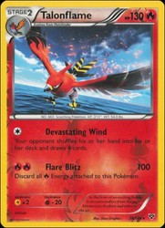 Talonflame 28/146 Reverse Holo XY Base Set