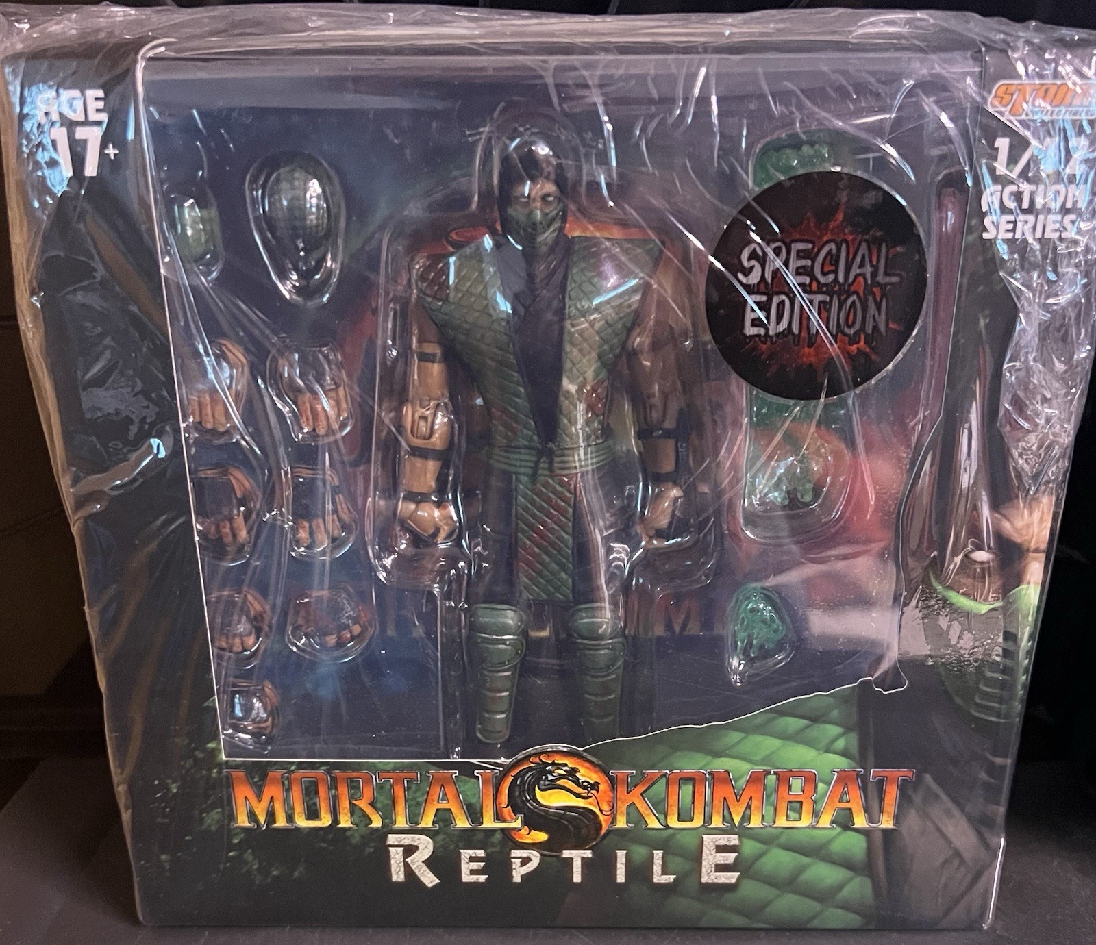 Storm Collectibles Mortal Kombat Reptile Special Edition Bloody Version New