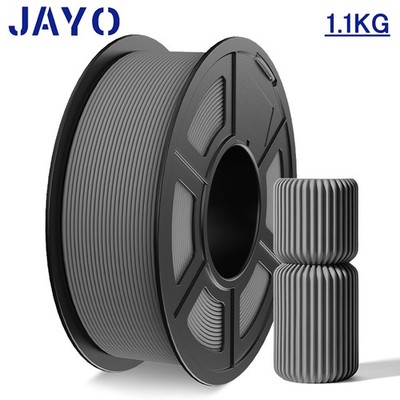 JAYO PLA Matt 3D Drucker Filament 600MM/s 1,75mm 1,1KG Grau Hohe Geschwindigkeit