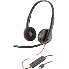 HP Poly Blackwire C3220 Headset - Stereo - USB Type C - Wired - 32 Ohm - 20 Hz -