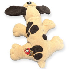 VINTAGE 1985 Tonka Pound Puppies Brown  Tan Spotted Dog Plush Stuffed Animal