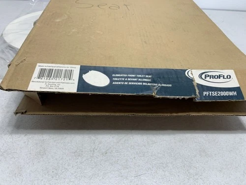 Proflo PFTSE2000WH Toilet Seat Elongated Closed Front White - Picture 2 of 5