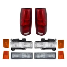 Headlight Driving Head light Headlamp  Driver & Passenger Side for Chevy Blazer