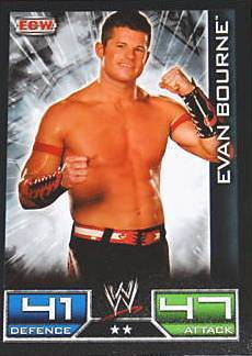 Slam Attax  #123 Evan Bourne