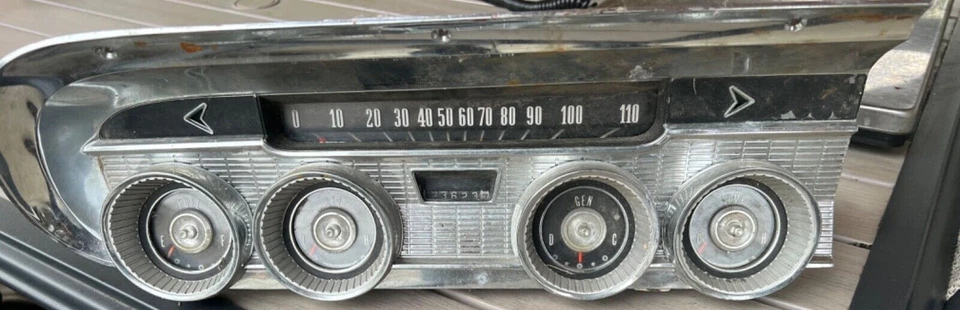 Medidores de velocímetro vintage para automóveis 1963 - 1963 Mercury - Imagem 2 de 2
