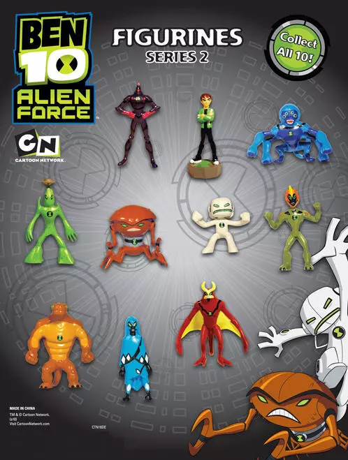 Others: Ben 10 Alien Force Series 2 Capsule Toys Set of 10 - Acedepot