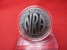 NRA 151 ST Anniversary Collector Rare Coin 1 Troy Oz 999 Fine Silver Round Medal 46.88 per troy oz