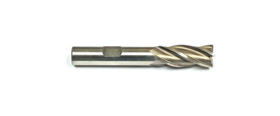 7/16'' (.4375'') 4-Flute HSS NCC End Mill Radius .020'' MF400012174