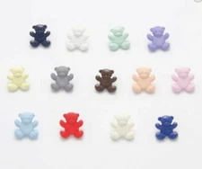 Cute Teddy Bear Shank Baby Buttons, 13 Colours Available, Knits Clothes Craft