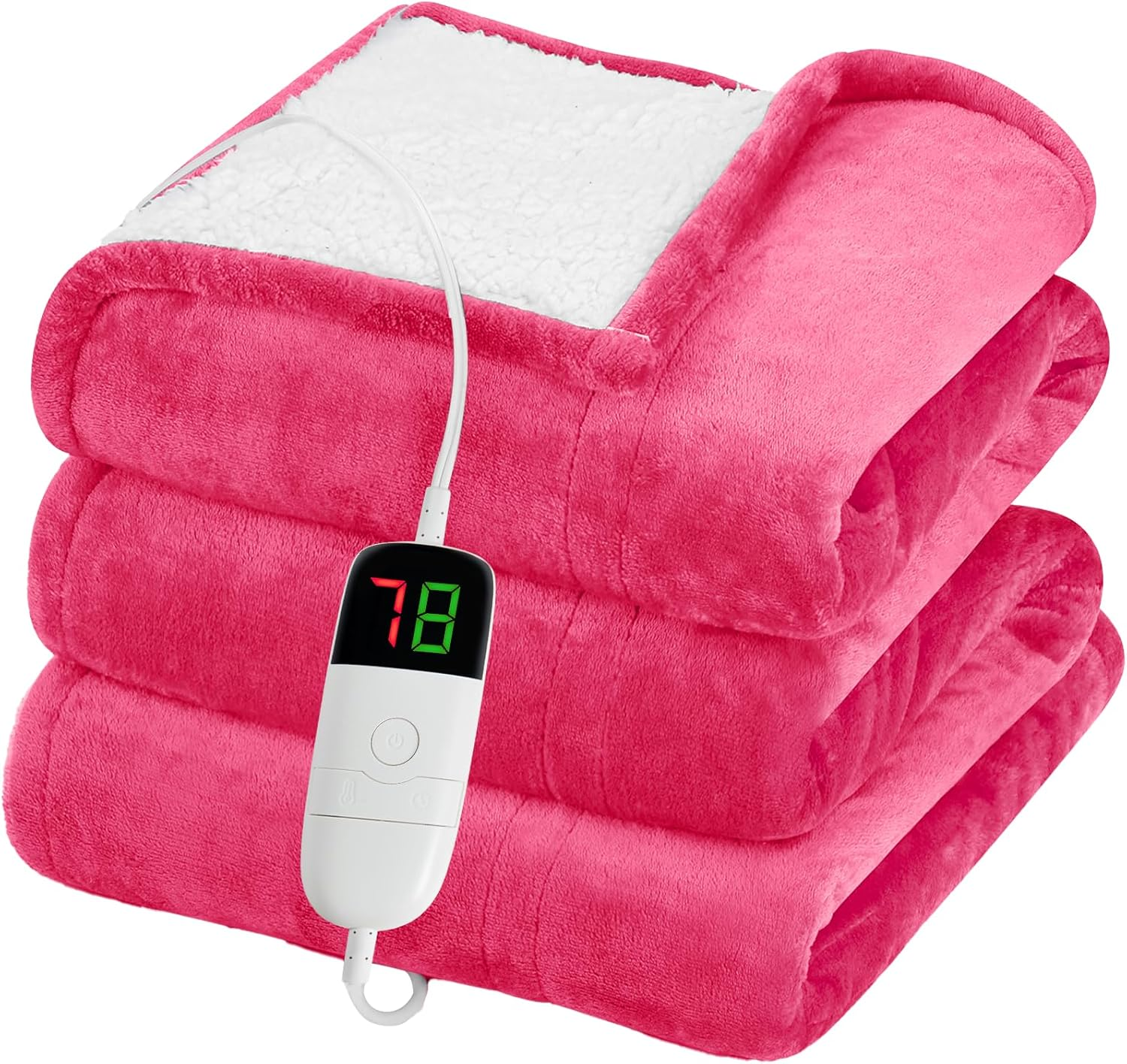 Heated Blanket Electric Throw 50