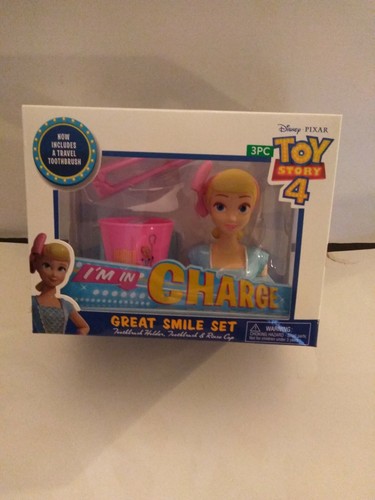Toy Story 4 Great Smile Set toothbrush & holder, and Rinse cup *** NIB*** - 第 1/3 張圖片