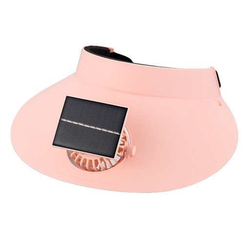 Solar/USB Charging Empty Top Hat Wide Brim Beach Sunshade Hat Summer Sun Hat - Picture 8 of 9