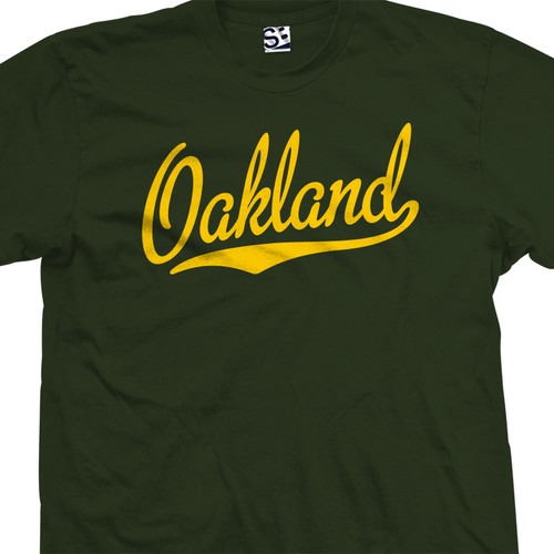 Oakland Script Tail Shirt | Oaktown OAK O-Town Sports Team Unisex - Picture 1 of 33