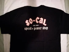 SO-CAL SPEED & POWER SHOP T-SHIRTS JIMMY SHINE'S CHOPPERS, BOBBERS AND HOT RODS!