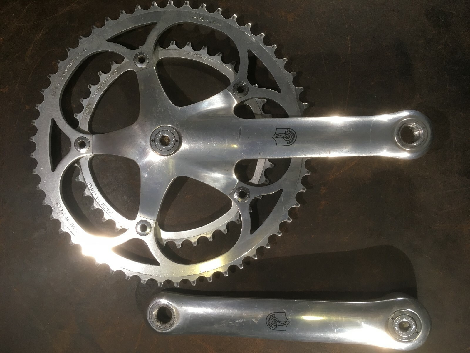 Campagnolo Chorus 170mm Crankset with 53x39 Chainrings, date code 71 Campagnolo Chorus 170mm Crankset with 53x39 Chainrings, date code 71