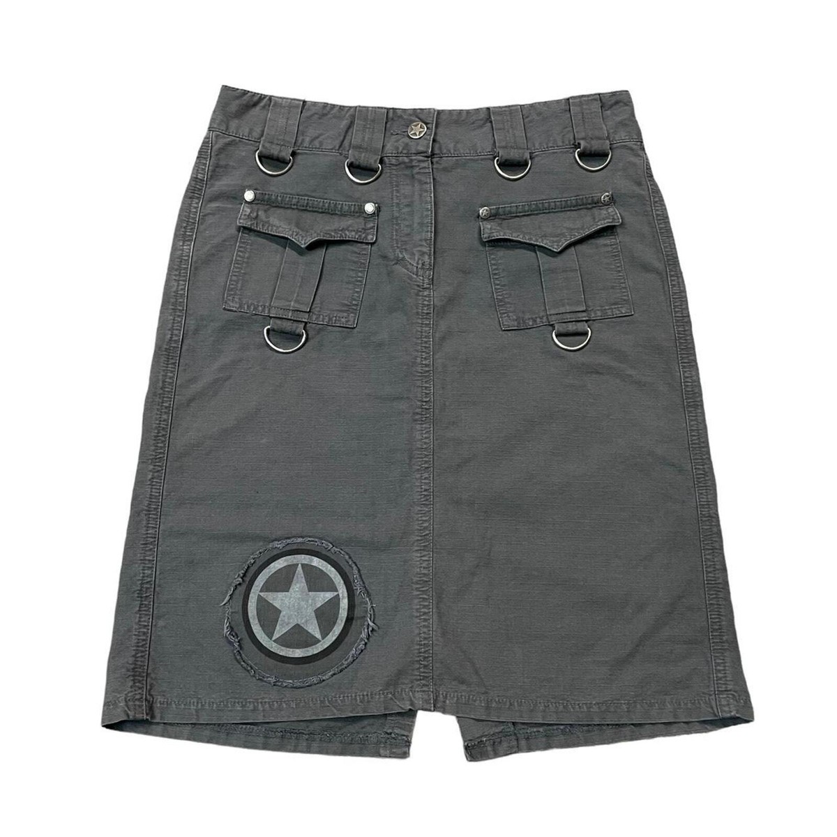 【archive】Vintage Cargo Rap Skirt Y2K Camo Mini Skirt Cargo Y2K Skirt Low Waisted 2000s Vintage