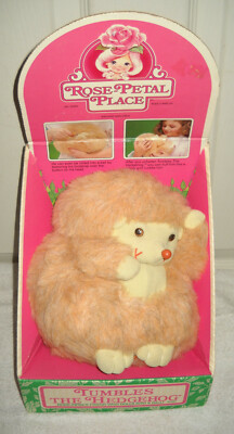 #10845 RARE NRFB Vintage Kenner Rose Petal Place Tumbles the Hedgehog Plush