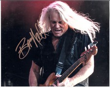 Bruce Hall Reo Speedwagon bass player Autograph Signed 8"x10" Photo