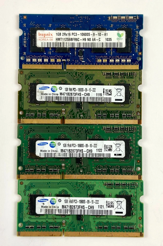 Samsung/ Hynix/ Kingtopo/ Nanya Memory for Laptop 1GB/ 2GB Lot of 10 - Image 2 of 4